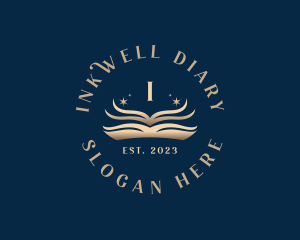 Diary - Reading Book Education logo design