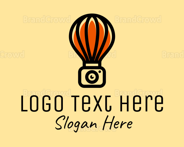 Camera Hot Air Balloon Logo