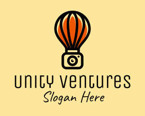 Photograph - Camera Hot Air Balloon logo design