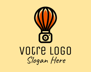 Camera Filter - Camera Hot Air Balloon logo design