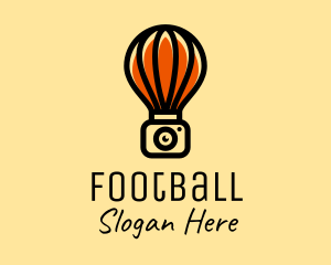 Photograph - Camera Hot Air Balloon logo design