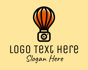 Camera Hot Air Balloon Logo