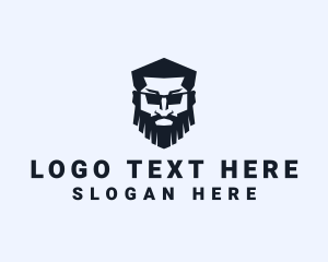 Masculine Beard Guy Logo