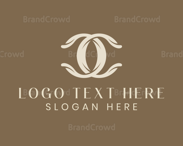 Stylish Ornate Company Letter CC Logo
