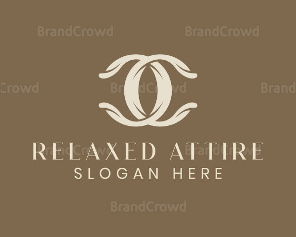 Stylish Ornate Company Letter CC Logo