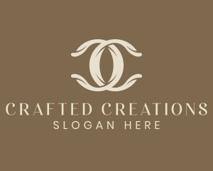 Stylish Ornate Company Letter CC logo design