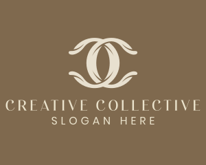 Stylish Ornate Company Letter CC logo design