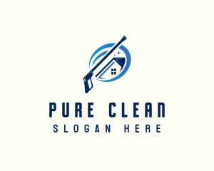 House Clean Pressure Washing logo design