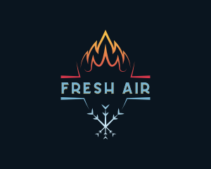 Ice Fire Energy logo design