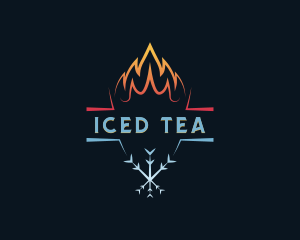 Ice Fire Energy logo design