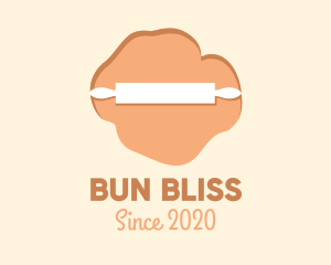 Bun - Bakery Rolling Pin logo design
