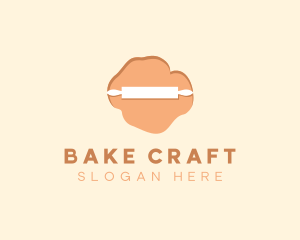 Bakery Rolling Pin logo design