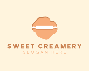 Bakery Rolling Pin logo design