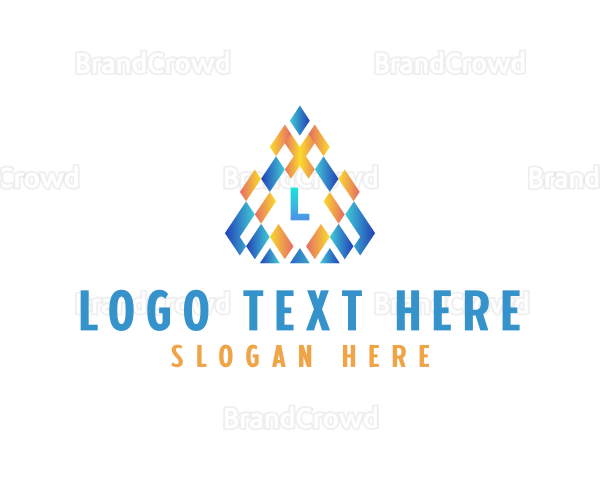 Geometric Abstract Triangle Logo