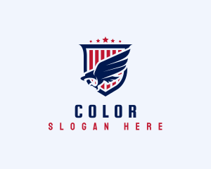 Patriotism - United States Eagle Defense logo design
