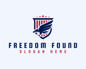 Patriotism - United States Eagle Defense logo design