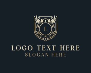 Upscale - Elegant Eagle Crest logo design