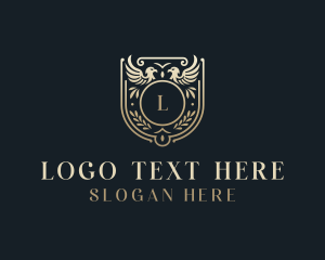 Academia - Elegant Eagle Crest logo design