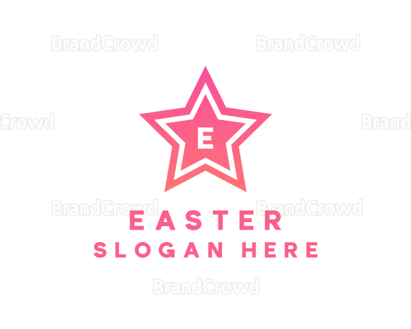 Entertainment Star Letter Logo