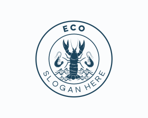 Gourmet - Lobster Shrimp Seafood logo design