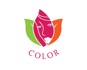 Colorful - Leaf Face Cosmetics logo design