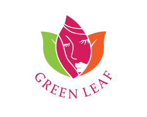 Leaf Face Cosmetics logo design