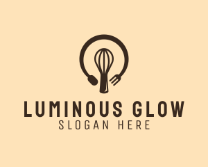 Illumination - Bakery Lightbulb Idea logo design