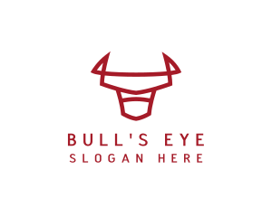 Native Wildlife Bull logo design