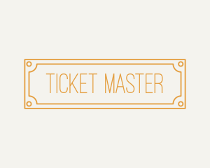 Ticket - Elegant Premium Ticket logo design