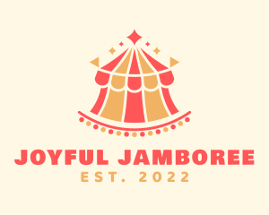 Carnival - Fun Carnival Circus Tent logo design
