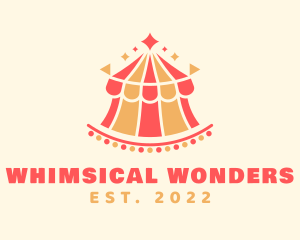 Circus - Fun Carnival Circus Tent logo design
