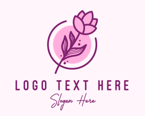Flower - Flower Wellness Spa logo design
