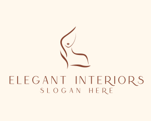 Elegant Fashion Woman Beauty logo design