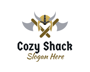 Shack - Viking Armor Museum logo design