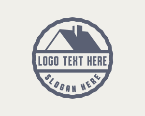 Roofing - Chimney Roof Repair logo design