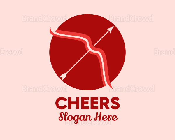 Red Cupid Arrow Logo