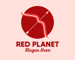 Red Cupid Arrow  logo design