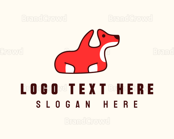 Cute Puppy Dog Logo