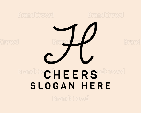 Fashion Boutique Letter H Logo