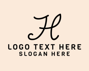 Fashion Designer - Fashion Boutique Letter H logo design