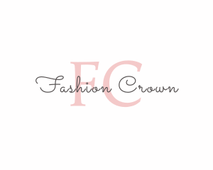 Fashion Designer Signature Clothing logo design