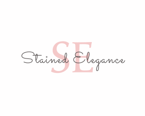 Fashion Designer Signature Clothing logo design