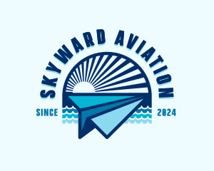 Aviation Plane Pilot logo design