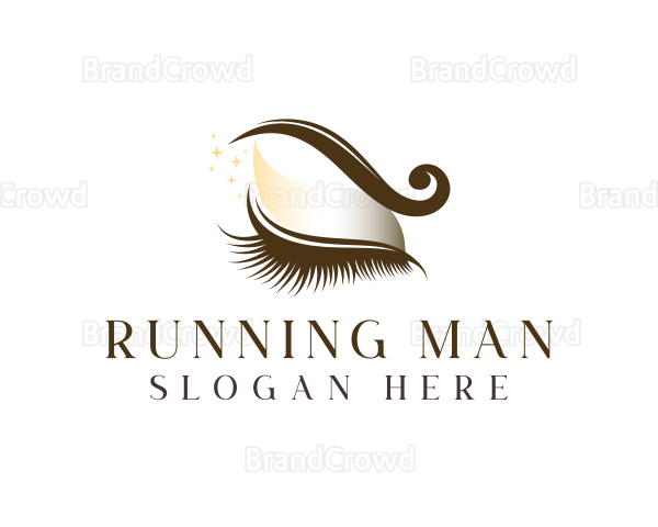 Cosmetic Eyelash Makeup Logo