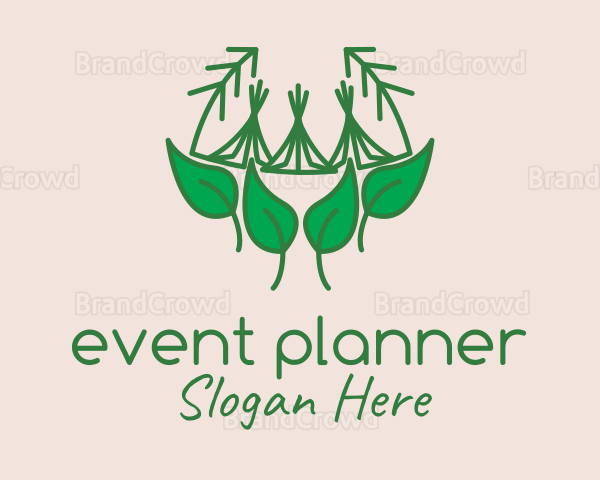 Eco Leaf Tent Logo