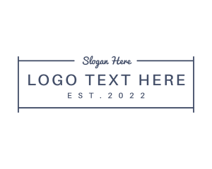 Vlogger - Luxury Fashion Apparel logo design
