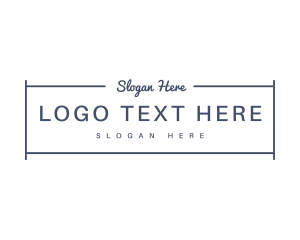 Luxury Fashion Apparel Logo