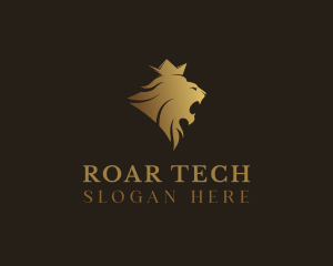 Roar - Lion Crown Company logo design