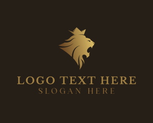 Animal - Lion Crown Company logo design