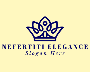 Elegant Pageant Crown  logo design